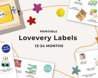 13-24 Months | Printable Lovevery Labels