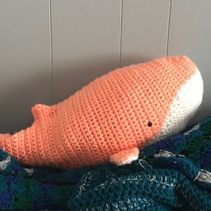 Walter the Whale, Crochet Whale Stuffed Animal