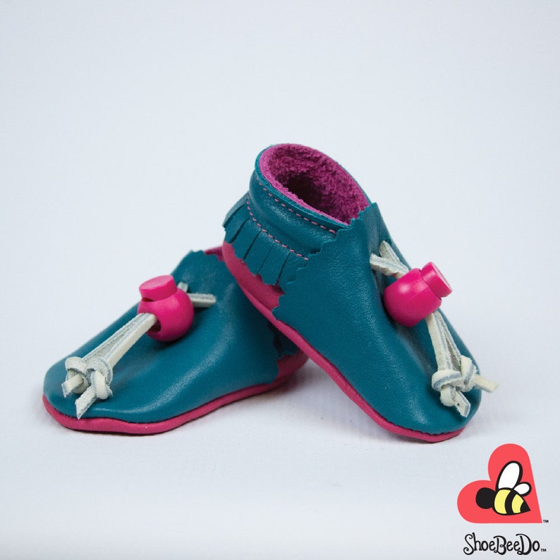 hot pink fringe booties