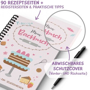 Backbuch zum Selberschreiben DIN A5 - Schutzhülle Vorder- und Rückseite