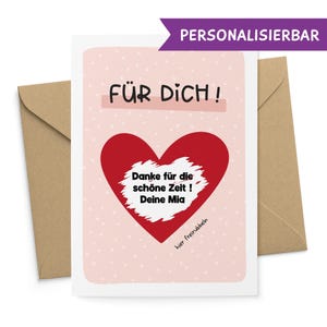 Rubbelkarte personalisiert Rubbelgutschein mit Umschlag Rubbellos