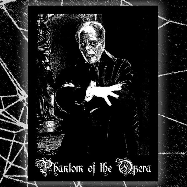 Phantom of the Opera (1925) Unmasked Patch / Back Patch / Tapestry