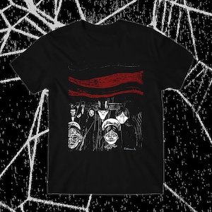 Edvard Munch - Anxiety Woodcut 1894 T-Shirt