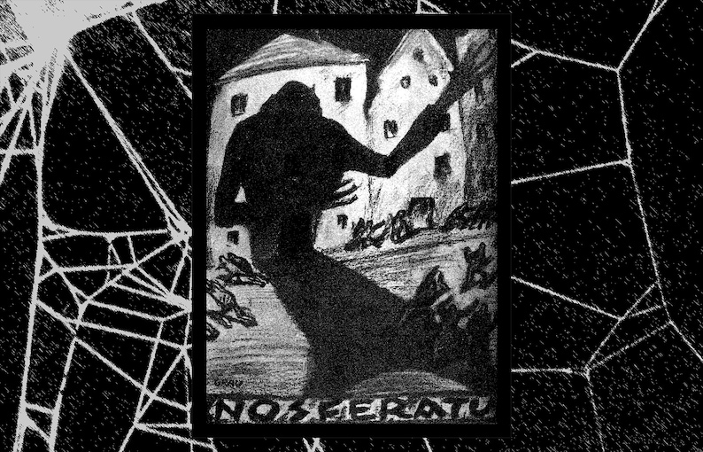 May include: Black and white illustration of a shadowy figure standing in front of a building with the text "INOSEGRATU" at the bottom.
