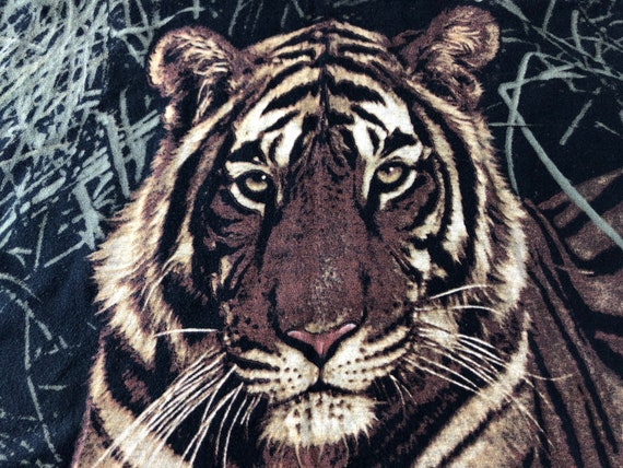 Vintage 90s Radical Nature Tiger All Over Print T-shirt Mens XL 