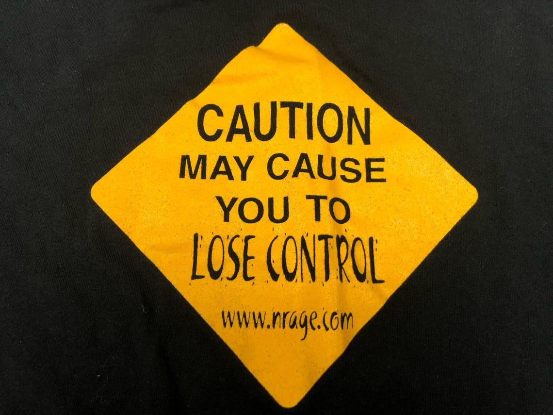 Vintage 90s N Rage Hair Dye T shirt Mens L Wcw Wrestling Promo Etsy