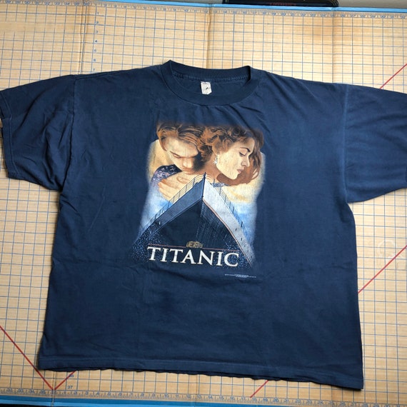 Vintage 1998 titanic movie t-shirt Mens 3XL Leonar