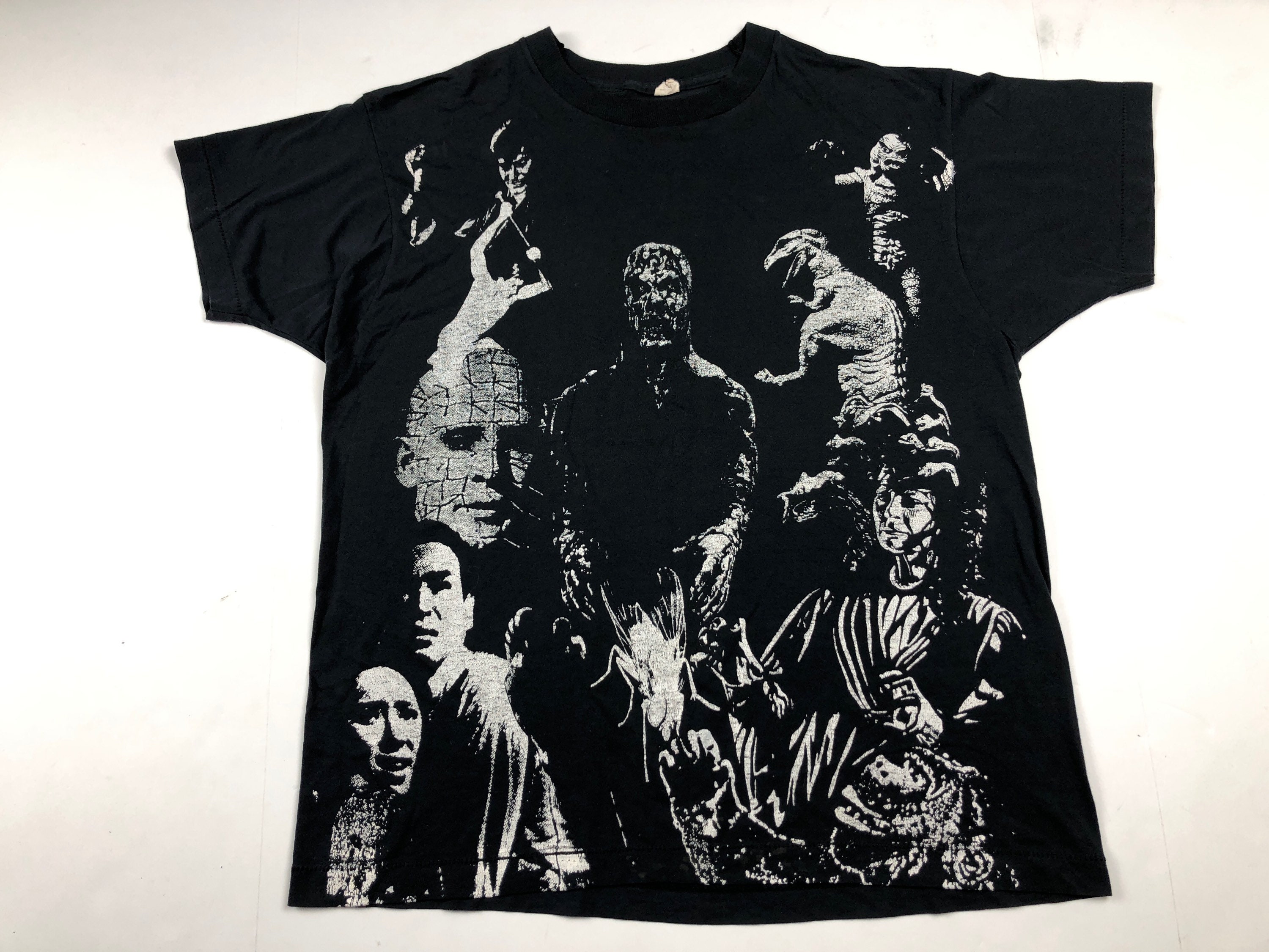 Vintage 80s Horror Movie Tshirt Mens XL Fits L Hellraiser Etsy
