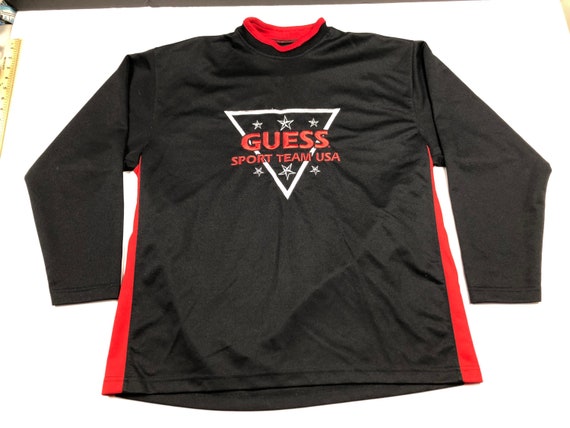 Vintage 90s GUESS Sport Team Usa Long 