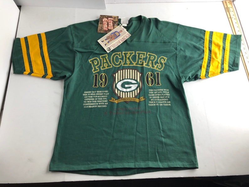 retro green bay packers shirt