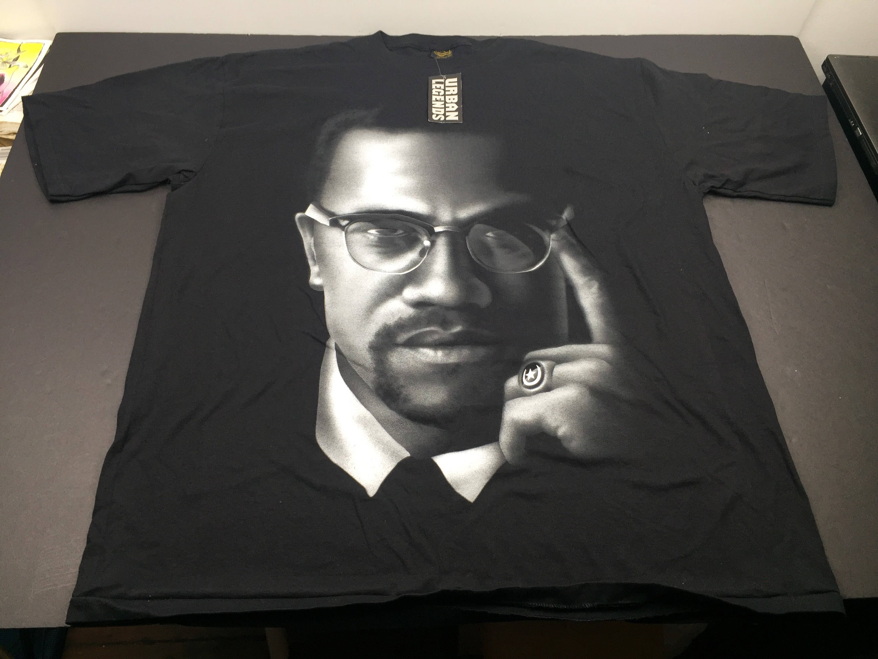 malcolm x shirt vintage