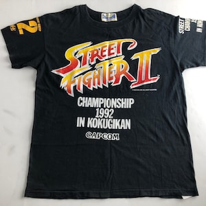 Vintage 1992 Street Fighter II Championship Tournament T