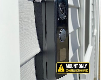 Ubiquiti UNifi Protect G4 PRO & POE* video doorbell Mount for Vinyl, Hardi board, Aluminum, Cedar