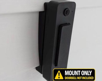 Ubiquiti G6 doorbell Lite Video Doorbell Mount for Vinyl, Hardi board, Aluminum, Cedar [Choose Siding] [5 colors]