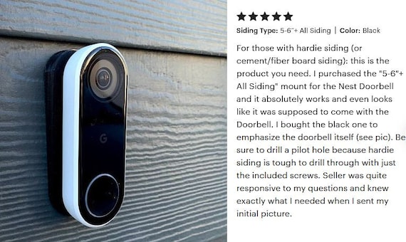 Night Owl 1080p HD Smart Video Doorbell with Angled & Flat Mounting Plates  