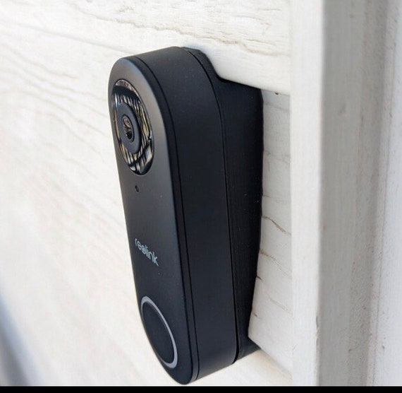 Reolink POE and Wifi Models Video Doorbell Mount for Vinyl, Hardi Board,  Aluminum, Cedar choose Siding 5 Colors 