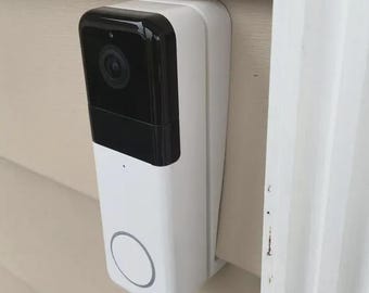 Wyze PRO Doorbell compatible with R oku Pro DB1000 Video Doorbell Mount for Vinyl, Hardi board, Aluminum, Cedar [Choose Siding and Color]