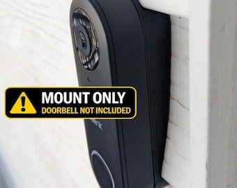 Reolink POE and Wifi models Video Doorbell Mount for Vinyl, Hardi board, Aluminum, Cedar [Choose Siding] [5 colors]