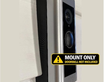 Ring Wired PRO aka Ring PRO 2 Video Doorbell PREMIUM Mount for Vinyl, Hardi board, Aluminum, Cedar [Choose Siding] [5 colors]