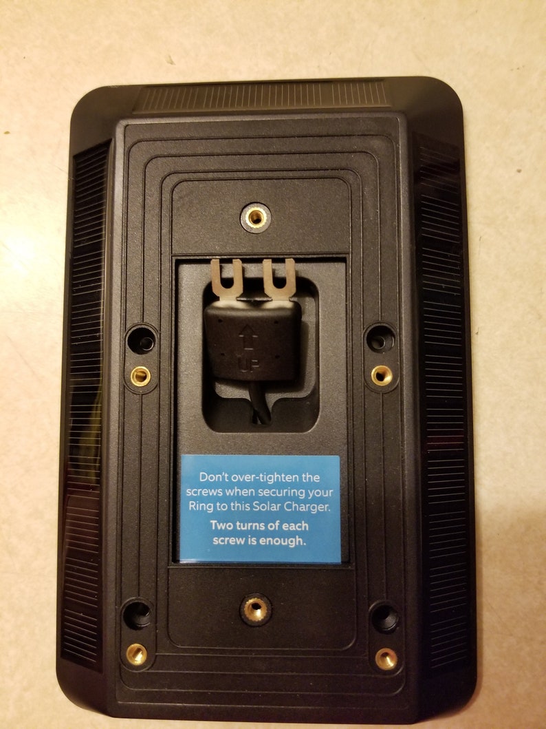 Solar Charger Mount For Ring 2 2nd Gen 3 And 3 PLUS Solar Etsy