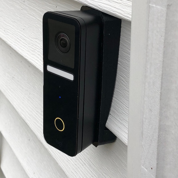 Logitech Circle View video Doorbell Mount for Vinyl, Hardi board, Aluminum, Cedar [Choose Siding] [5 colors]