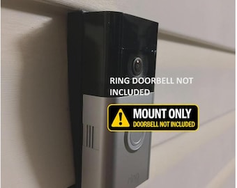 Ring Battery Doorbell Pro and Plus,Original, 2,Ring 2nd gen 2020,4, 3, 3 plus, SPECIALTY MOUNT for 5” Standard Vinyl Siding [5 colors]