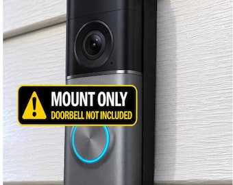 Ring Wired Doorbell 4K Pro 3 gen3  (newest model) Mount Also fits the Wired 2k plus for Vinyl, Hardi board, Aluminum, Cedar [Choose Siding]