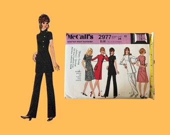 1977 Vintage McCall's Pattern #2977 Wardrober Size 12, Factory Folds