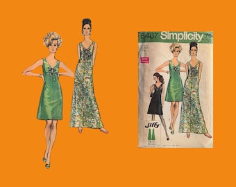 1969 Vintage Simplicity #8487 Size: 14 Cut Complete