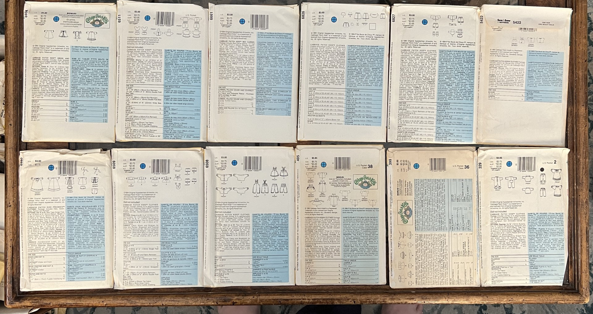 Cabbage Patch Kids Clothes Sewing Pattern FF 12 Different Options - Etsy