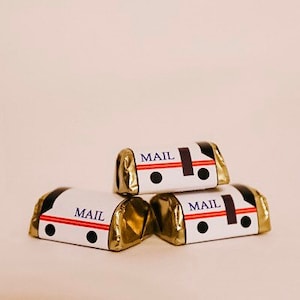 Mail Truck Candy Wrapper Instant Download