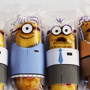 Minion Missionar Twinkie Wraps INSTANT DOWNLOAD, Minionary Twinkie Wrappers, LDS Missionar druckbar