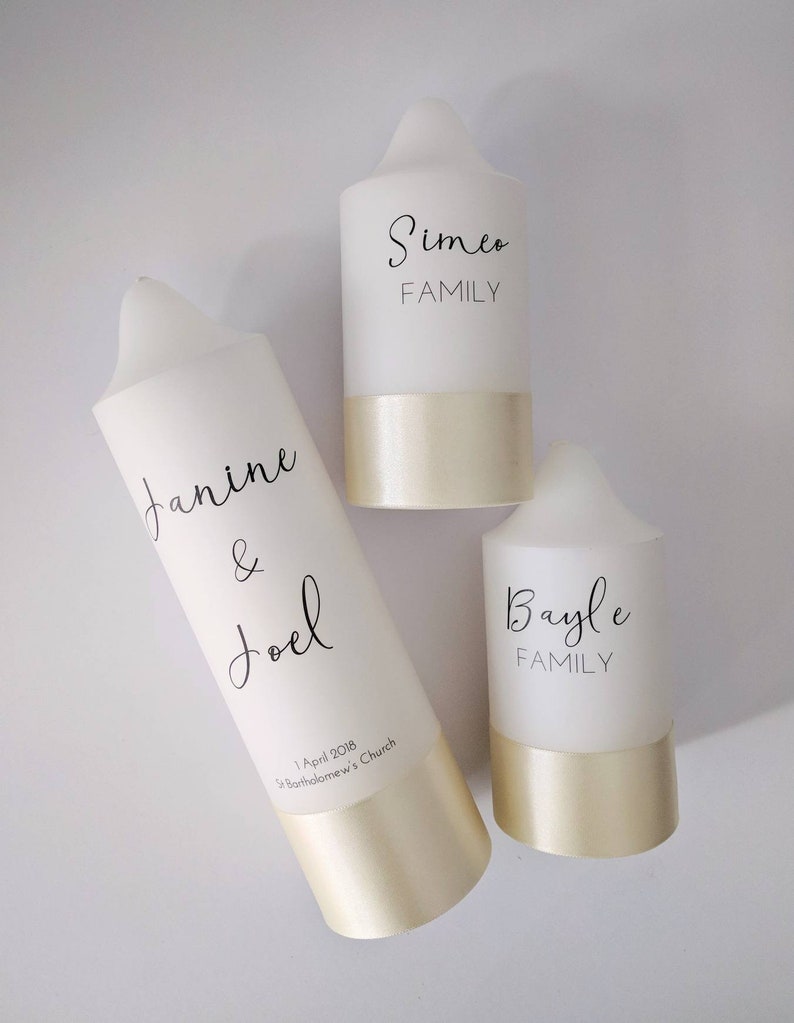 Ivory Wedding Candles Unity Candles Church Candles Wedding Etsy Australia