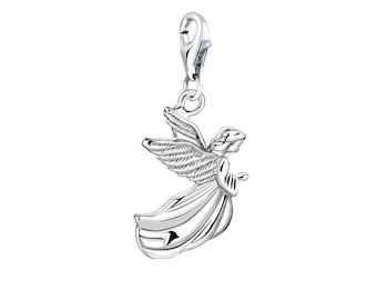 Angel Pendant|Charm with Angel|Silver Pendant|Charm for Bracelet|Pendant for Necklace|Gift for Graduation|Gift for Mother