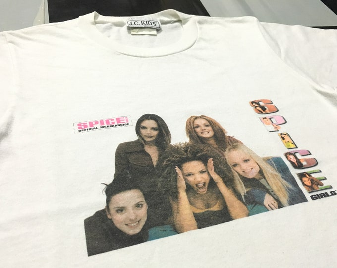 Vintage Spice Girls Shirt 90s Single Stitch Made In Canada Size S Good condition