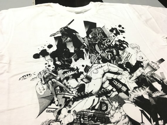 Vintage Neon Genesis Evangelion Shirt Size M Excel