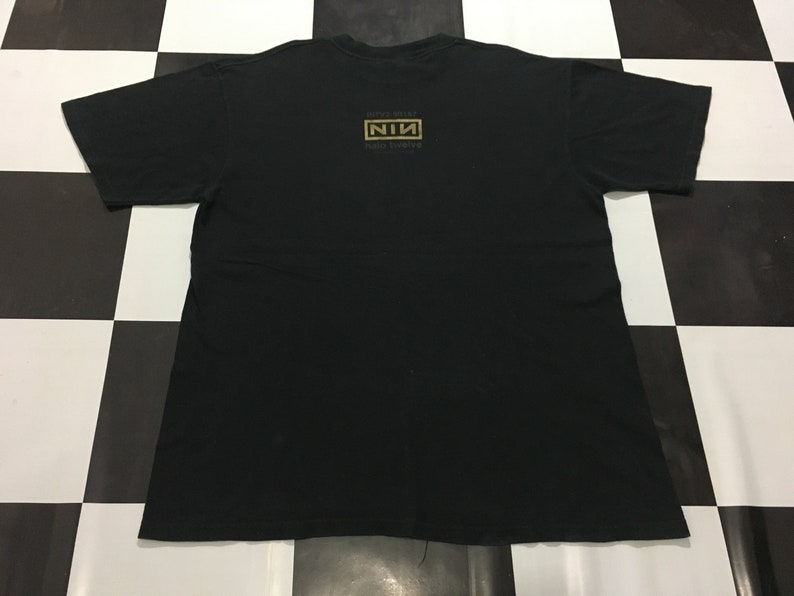 Vintage Nine inch nails shirt Closure 1997 Halo Twelve NIN box logo Size XL Single stitch Made In USA