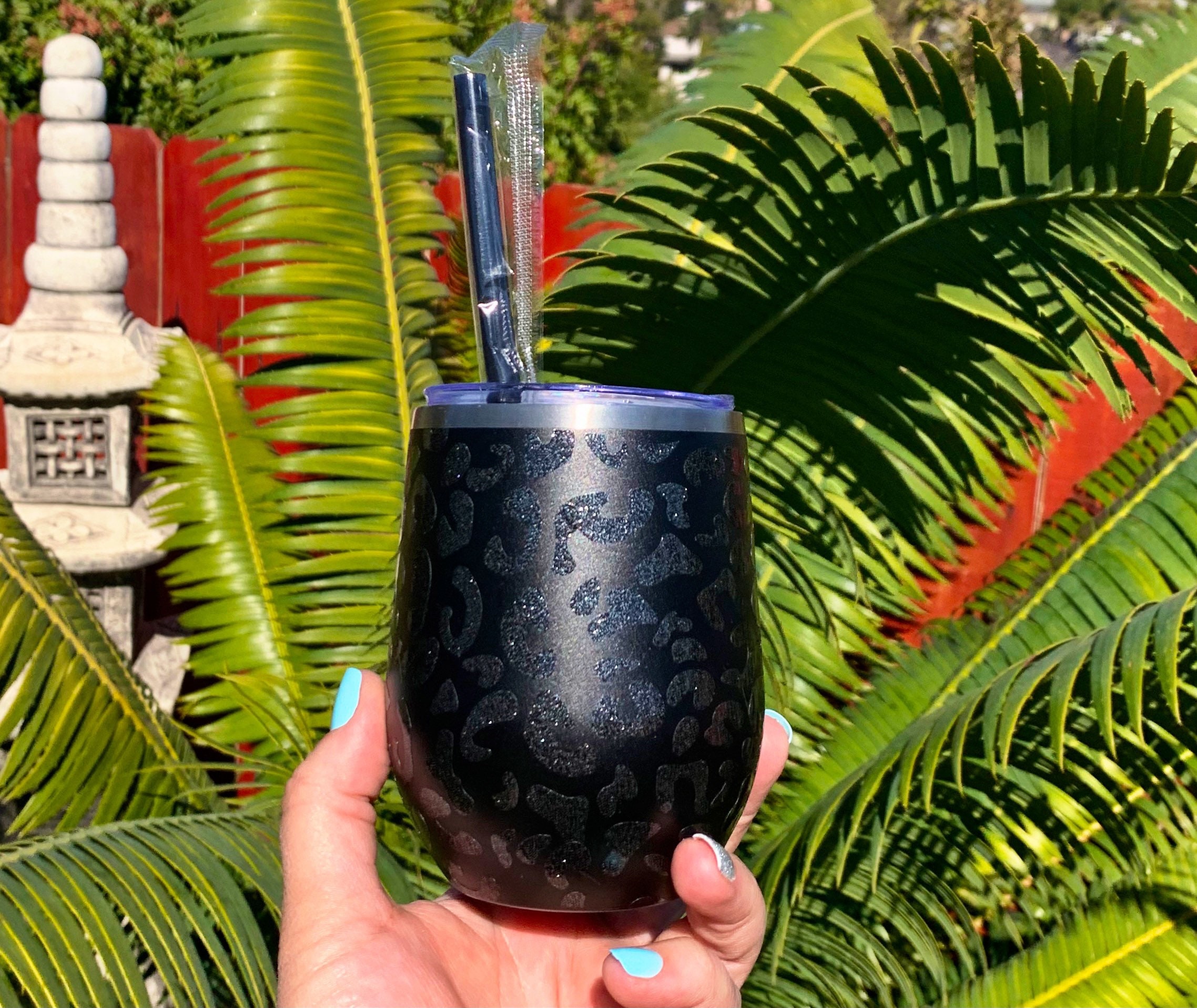 black wine tumbler bulk