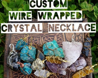 Custom Wire-wrapped Necklace - Choose Your Own!