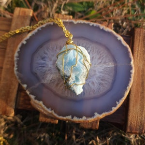 Larimar Necklace for Powerful Peace