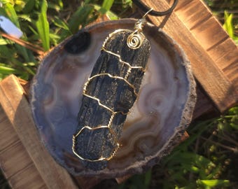 Black Tourmaline Necklace - Vibrant Protection