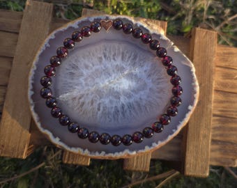 Loving Passion Bacelet with Garnet