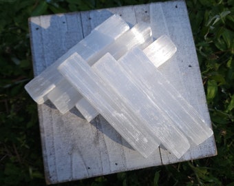 Selenite Wand - Selenite Stick for Energy Clearing