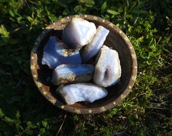Blue Lace Agate - Natural Blue Lace