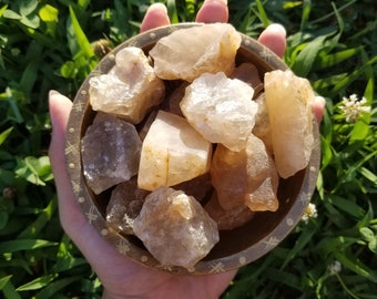 Golden Topaz - Rough Raw Natural Golden Imperial Topaz