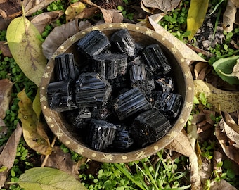Black Tourmaline - Rough Raw Natural Black Tourmaline - Protection Stone - High Grade