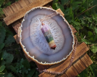 Chakra Necklace - Rose Gold