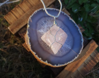 Rose Quartz Necklace - Natural Love