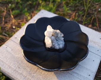 Deep Energy Trinket Dish - Apophyllite Cluster