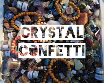 Crystal Confetti Scoop - Crystals, Handmade Crystal Jewelry, Oils, Herbs, Charms